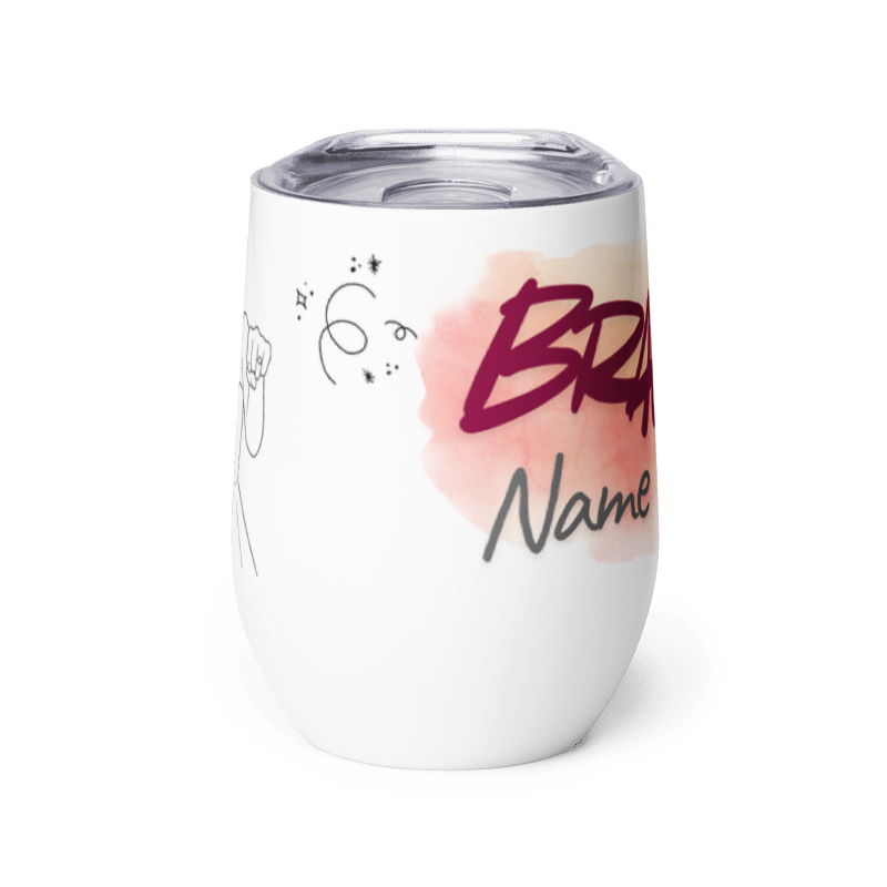 Personalisierter Weinbecher für die Braut – Dein JGA-Highlight