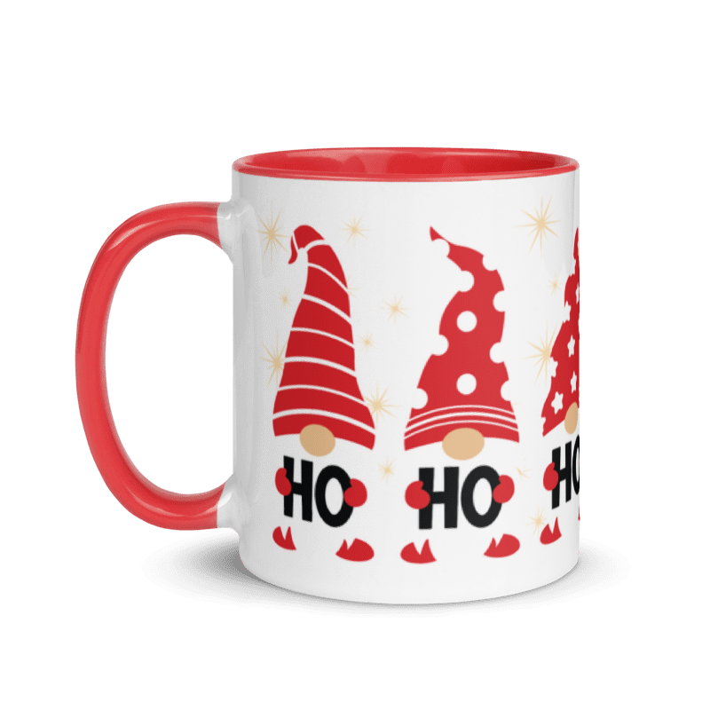 Wichtel-Tasse „Ho Ho Ho“ – Weihnachtstasse mit Weihnachtswichteln