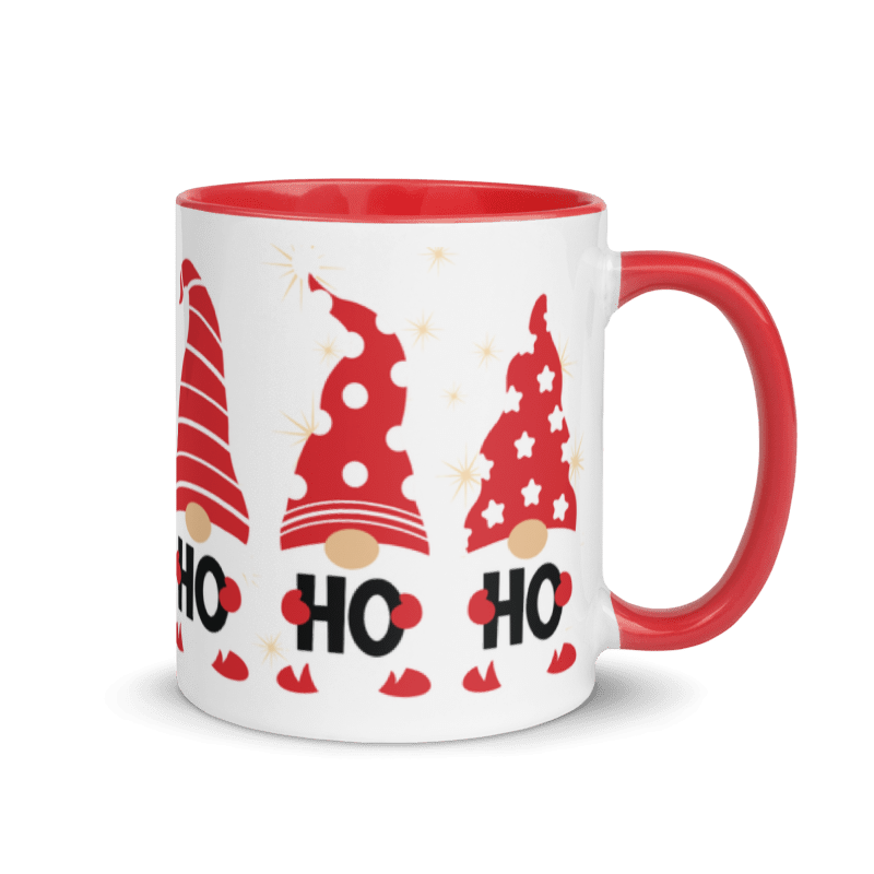Wichtel-Tasse „Ho Ho Ho“ – Weihnachtstasse mit Weihnachtswichteln