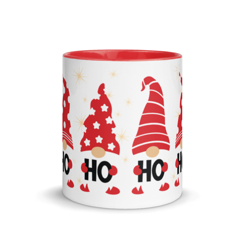 Wichtel-Tasse „Ho Ho Ho“ – Weihnachtstasse mit Weihnachtswichteln