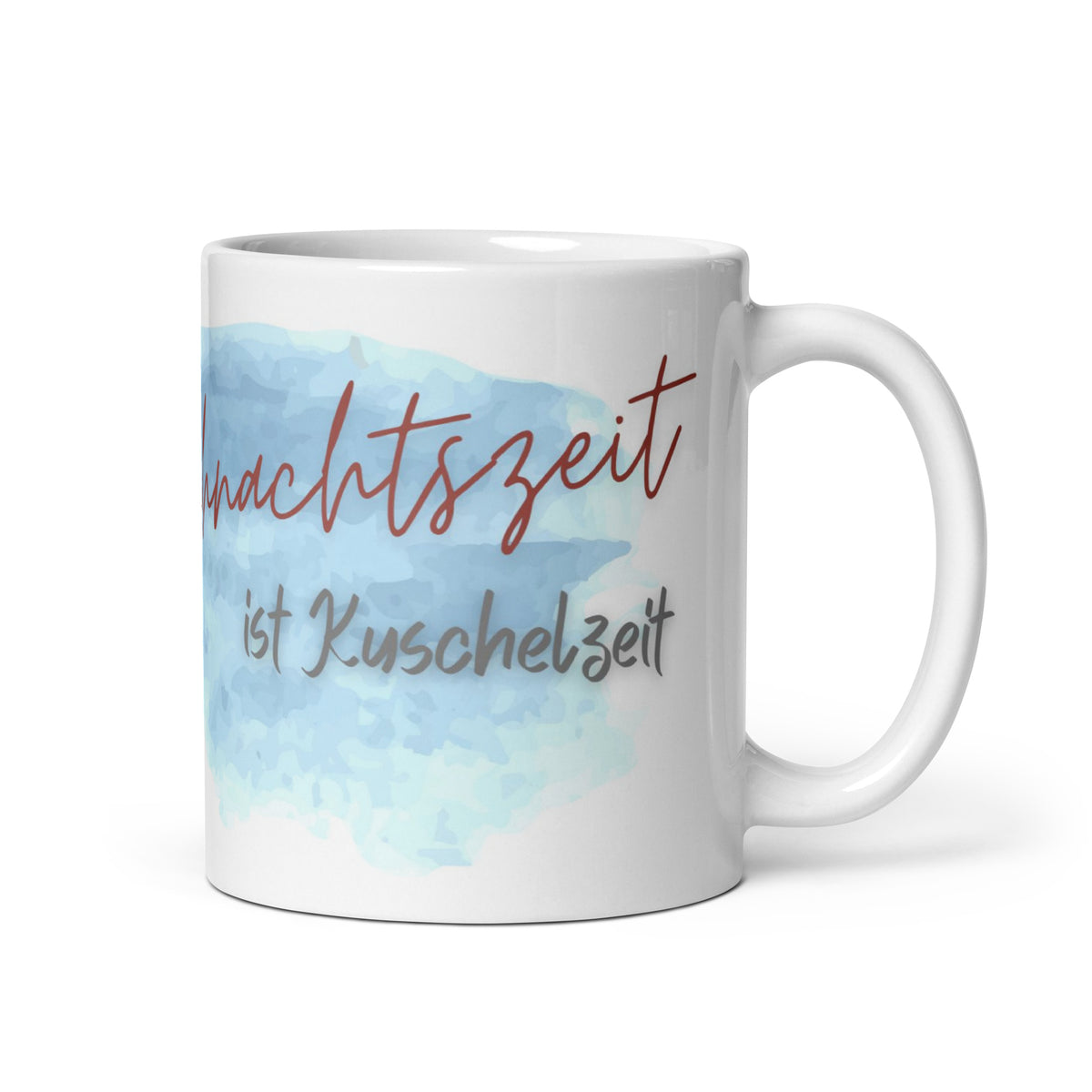 Kaffeetasse Eisbär "Winterzeit ist Kuschelzeit" – Weihnachtstasse 330ml
