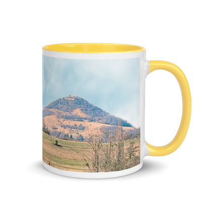 Eninger Heimat-Tasse „I dring, wo’s schee isch“ – Achalm-Panorama Design