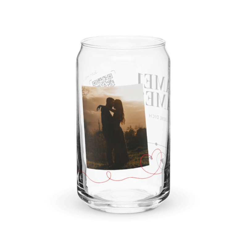„Unser Lied“ – Personalisiertes Glas mit QR-Code