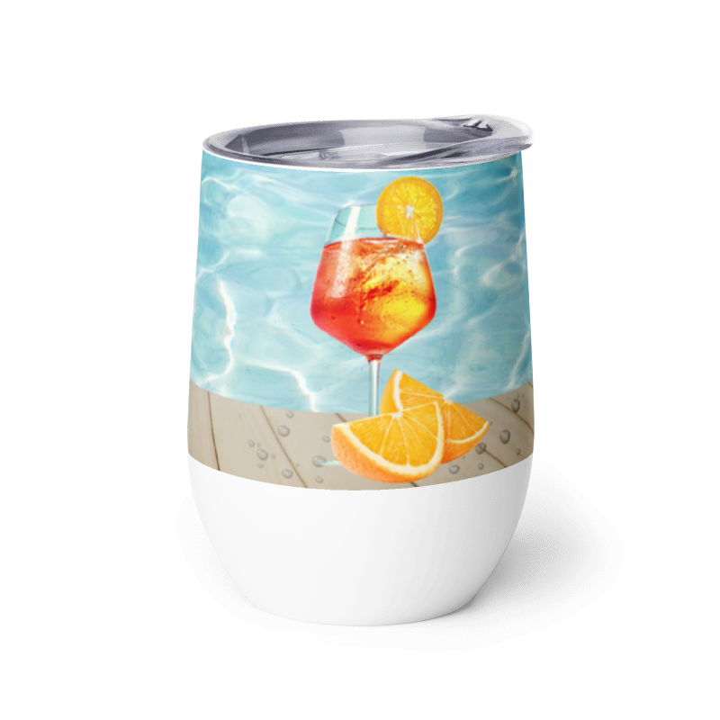 Aperol am Pool Weinbecher 355 ml – Dein stylischer Sommer-Begleiter