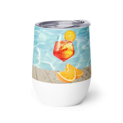 Aperol am Pool Weinbecher 355 ml – Dein stylischer Sommer-Begleiter
