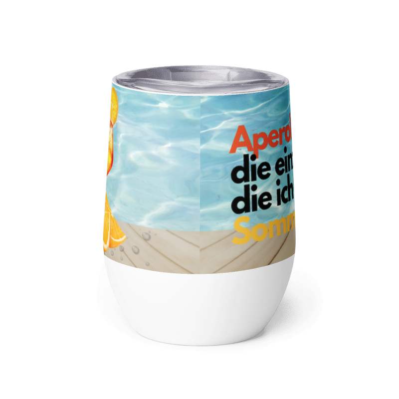 Aperol am Pool Weinbecher 355 ml – Dein stylischer Sommer-Begleiter