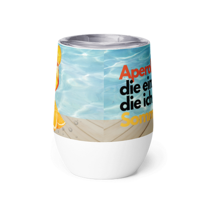 Aperol am Pool Weinbecher 355 ml – Dein stylischer Sommer-Begleiter