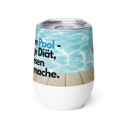 Aperol am Pool Weinbecher 355 ml – Dein stylischer Sommer-Begleiter