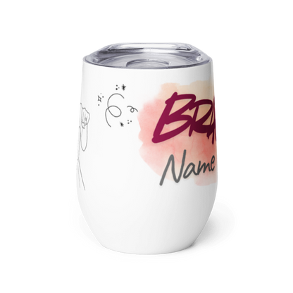 Personalisierter Weinbecher für die Braut – Dein JGA-Highlight