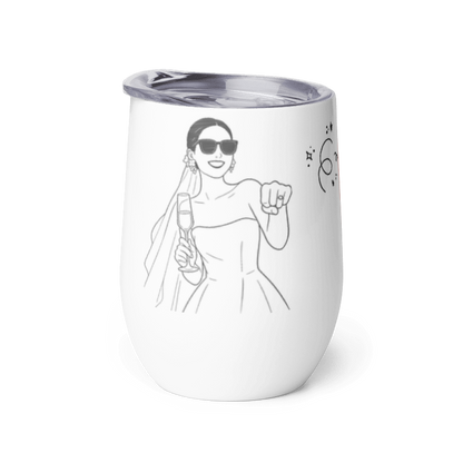 Personalisierter Weinbecher für die Braut – Dein JGA-Highlight