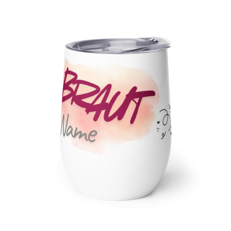Personalisierter Weinbecher für die Braut – Dein JGA-Highlight