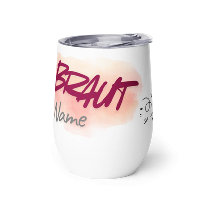 Personalisierter Weinbecher für die Braut – Dein JGA-Highlight