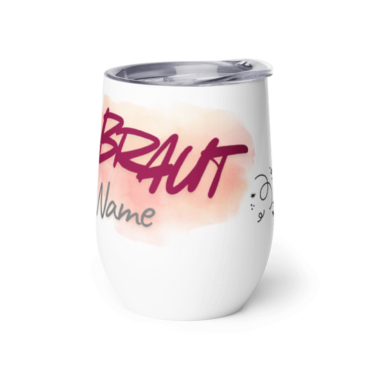Personalisierter Weinbecher für die Braut – Dein JGA-Highlight