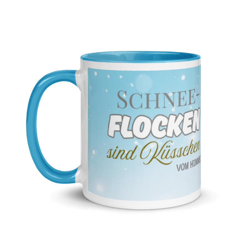 Tasse Rentier "Schneeflocken sind Küsschen vom Himmel"