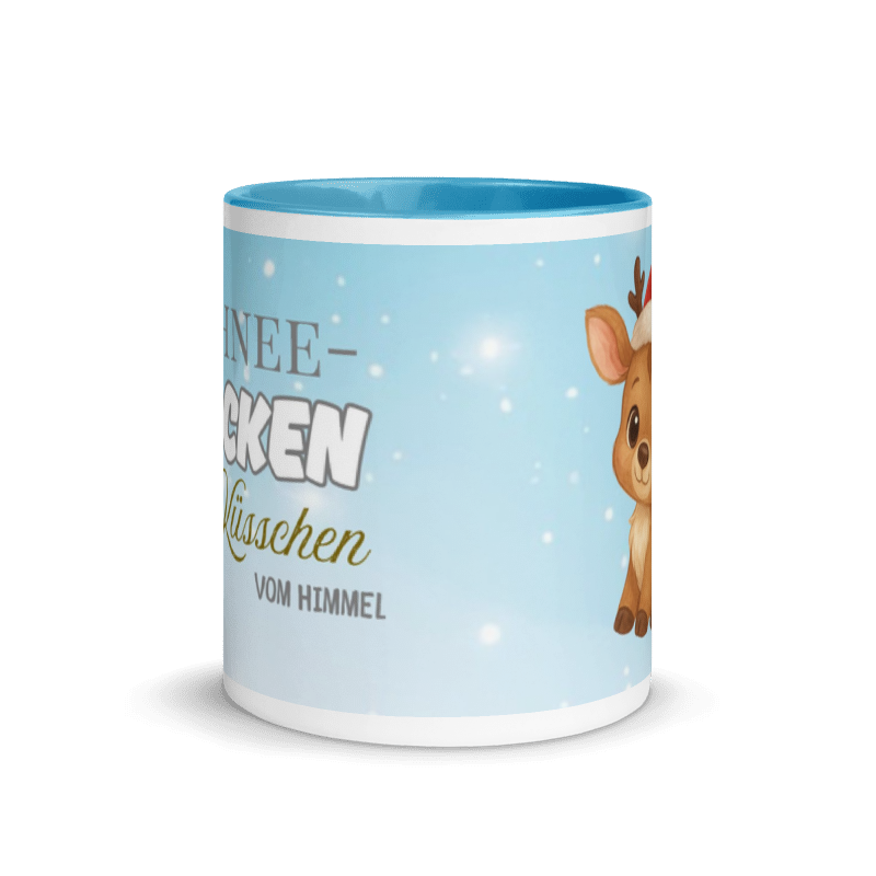 Tasse Rentier "Schneeflocken sind Küsschen vom Himmel"