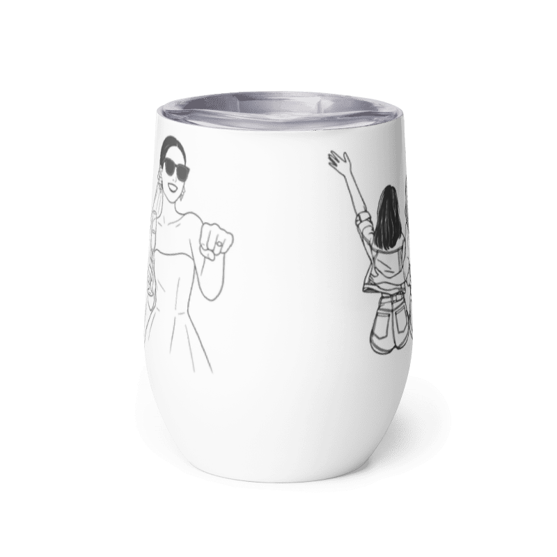 Personalisierter Weinbecher "Team Braut" – Das perfekte JGA-Accessoire