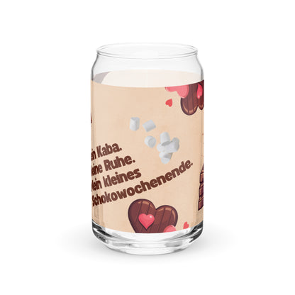 Kaba-Glas „Mein Kaba, meine Ruhe“ – 520 ml Trinkglas mit Deckel & Strohhalm | Schlucksachen