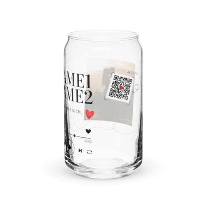 „Unser Lied“ – Personalisiertes Glas mit QR-Code