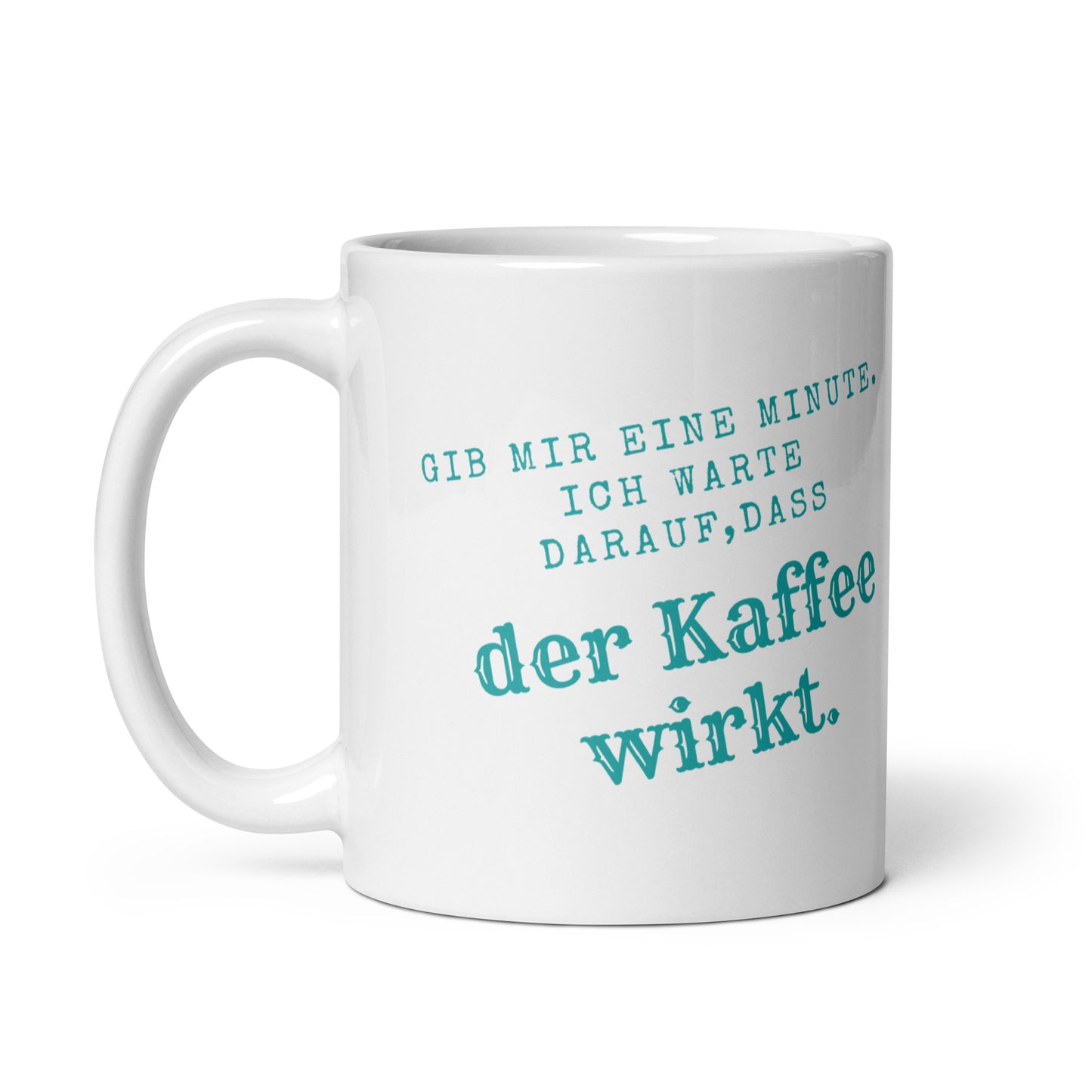 Faultier-Tasse „Kaffee-Wirkung“ – Dein entspannter Start in den Morgen