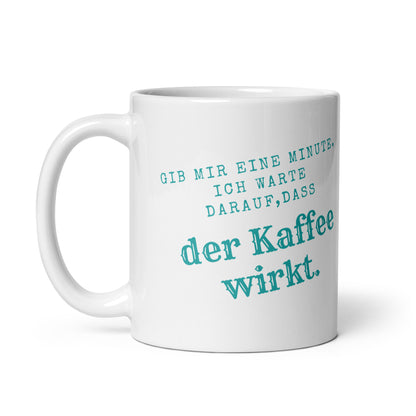 Faultier-Tasse „Kaffee-Wirkung“ – Dein entspannter Start in den Morgen