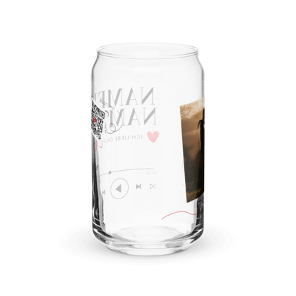 „Unser Lied“ – Personalisiertes Glas mit QR-Code