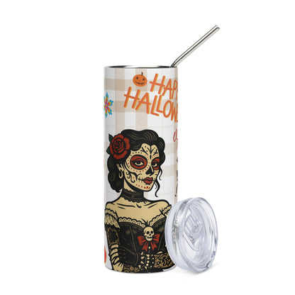 Schaurig-schön: Der Halloween Tumbler "La Catrina" für deine Lieblingsgetränke