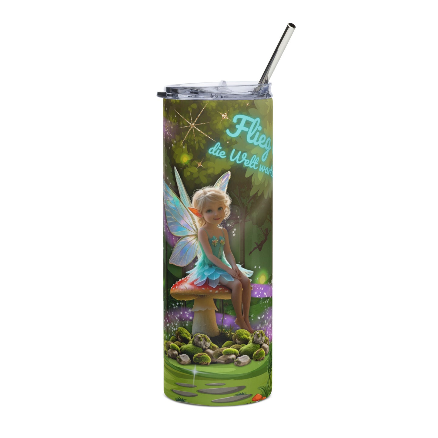 Tumbler „Flieg los kleine Fee“ – Magischer Begleiter