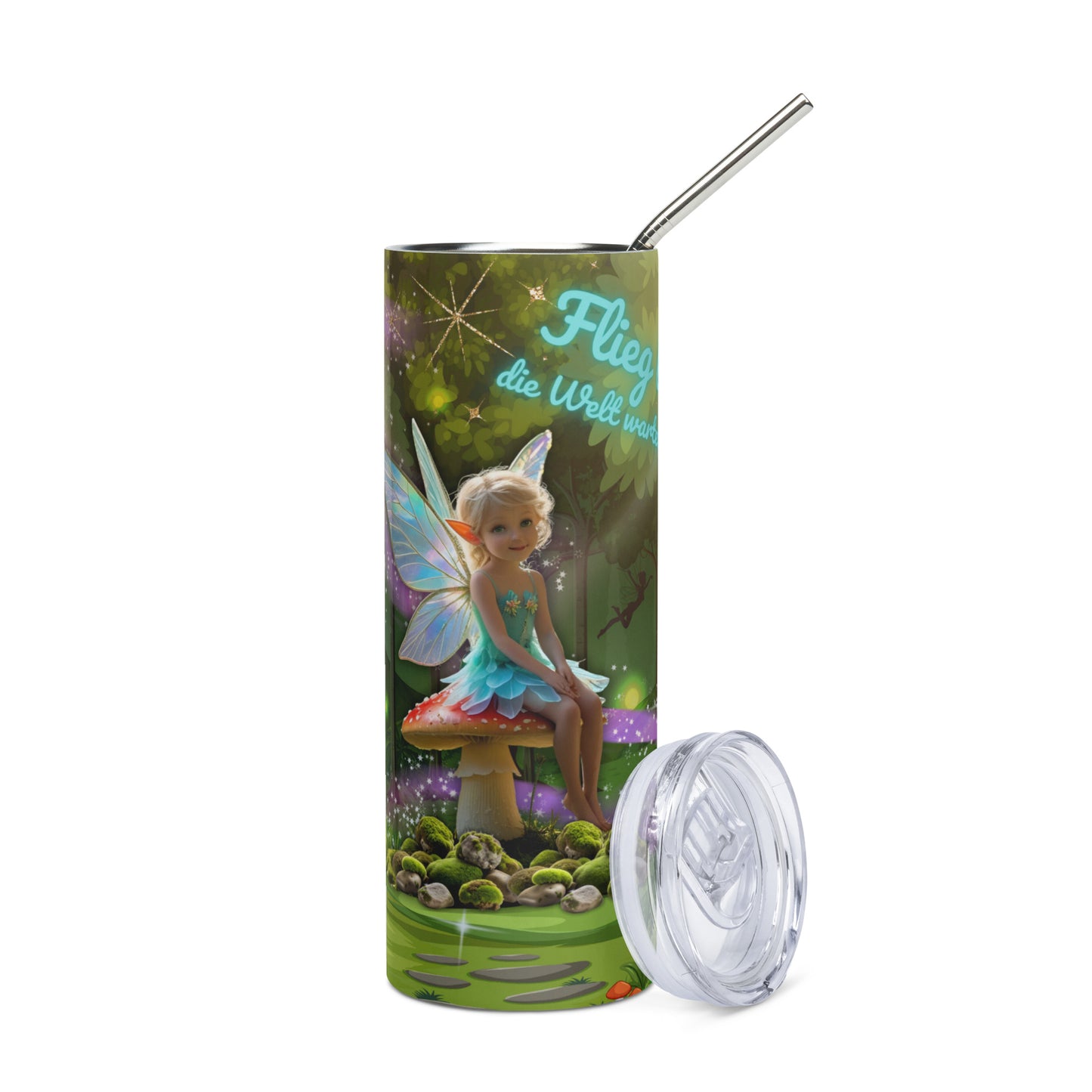 Tumbler „Flieg los kleine Fee“ – Magischer Begleiter