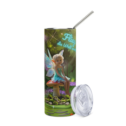 Tumbler „Flieg los kleine Fee“ – Magischer Begleiter