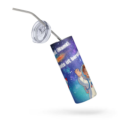 Tumbler „Weltraum-Abenteurer“ – Dein personalisierter Begleiter zu den Sternen