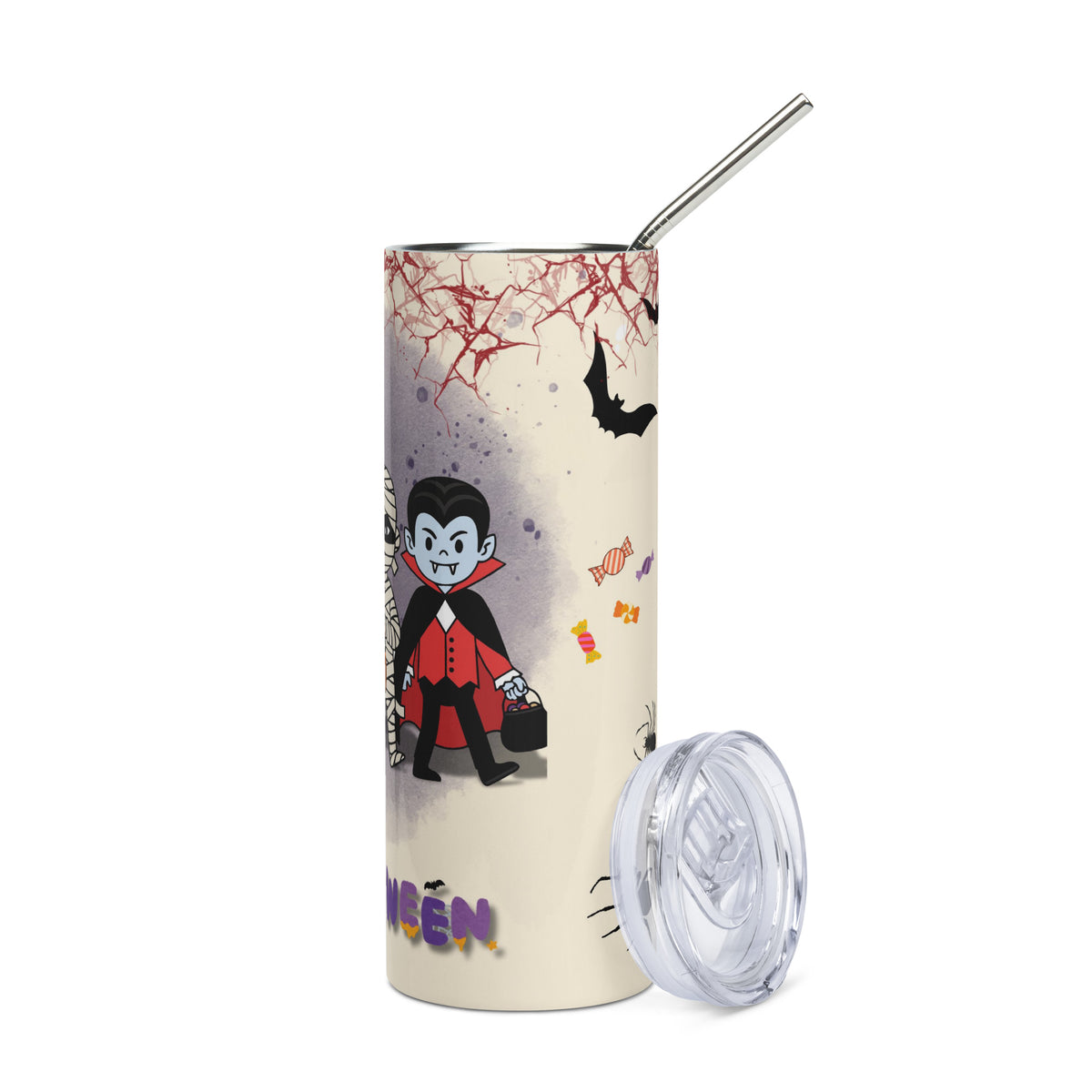 Spuk-Begleiter für alle Fälle: Der Happy Halloween Tumbler (340 ml &amp; 600 ml)