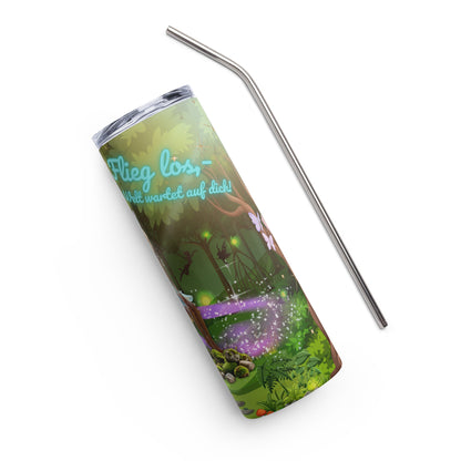 Tumbler „Flieg los kleine Fee“ – Magischer Begleiter