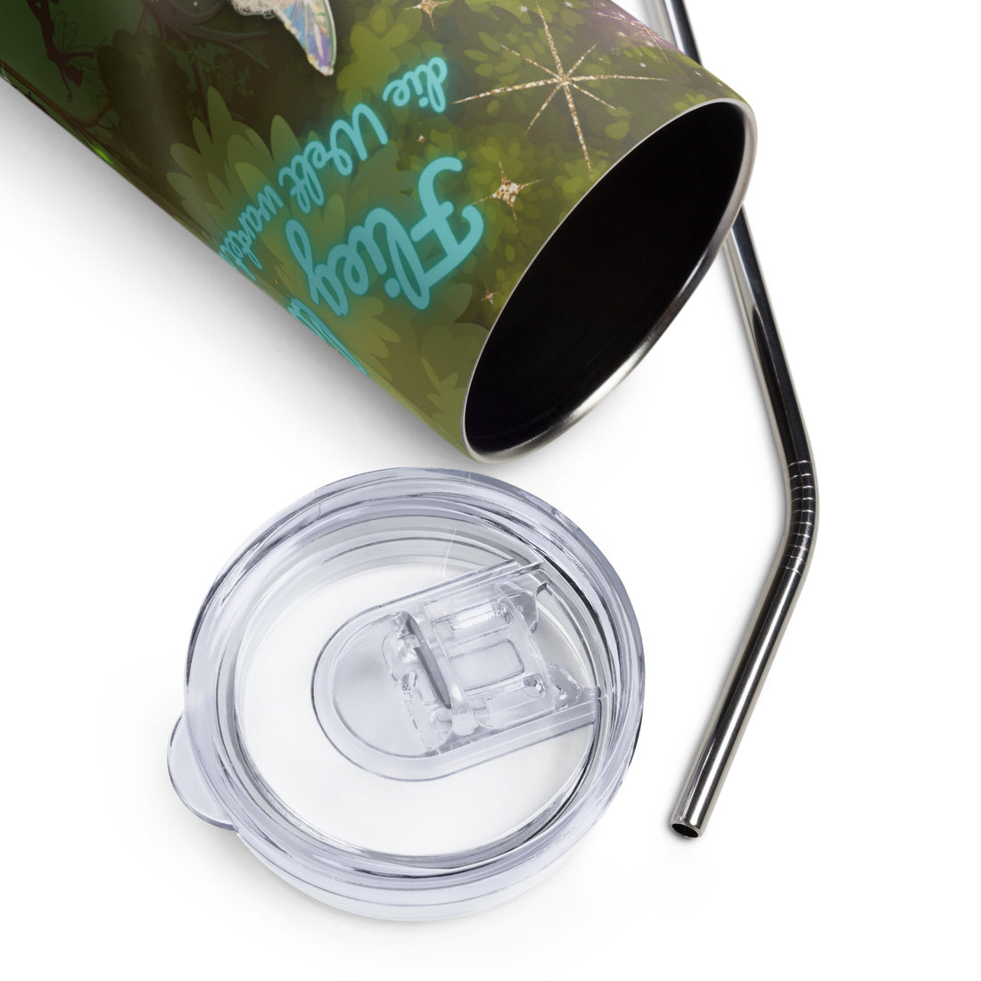 Tumbler „Flieg los kleine Fee“ – Magischer Begleiter