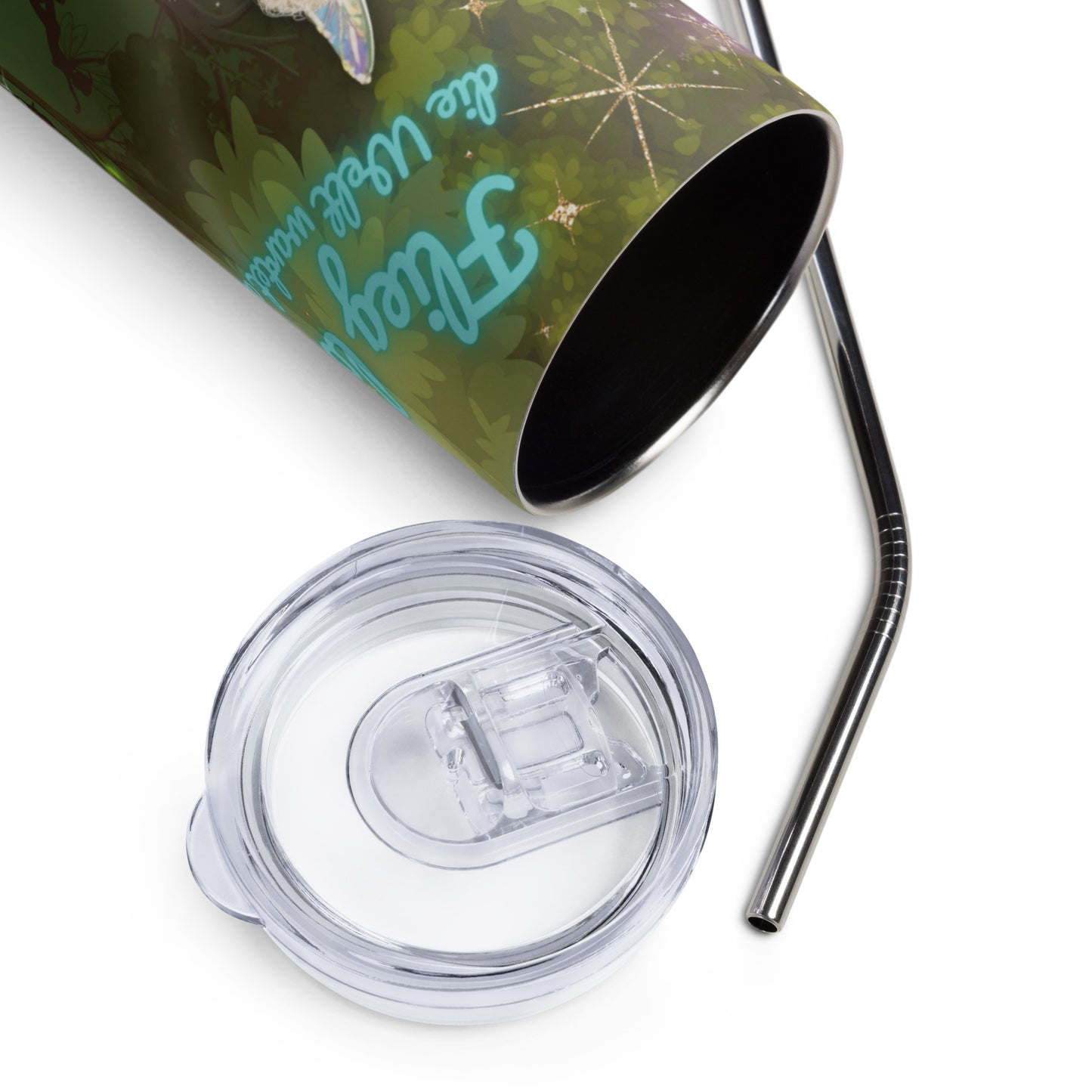 Tumbler „Flieg los kleine Fee“ – Magischer Begleiter