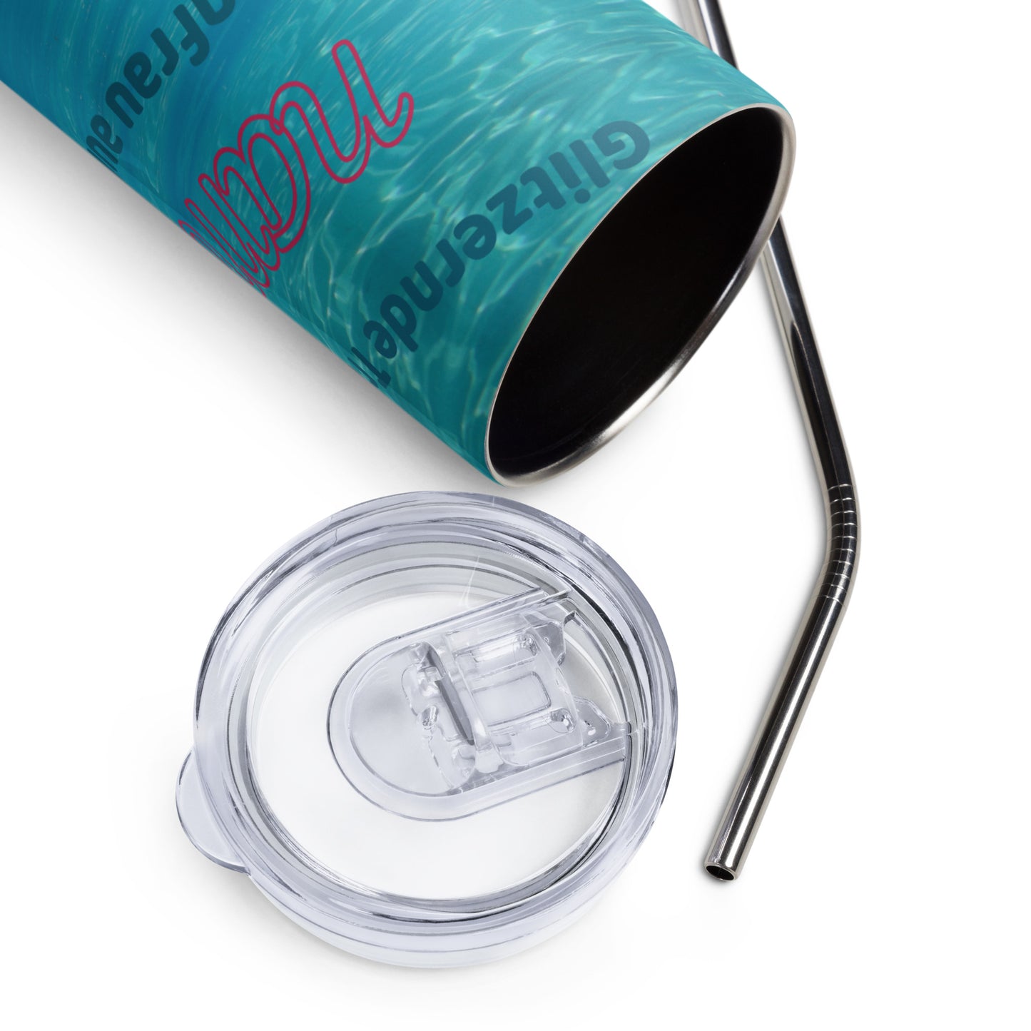 Tumbler Meereszauber – Glitzernde Unterwasserwelt mit Meerjungfrau