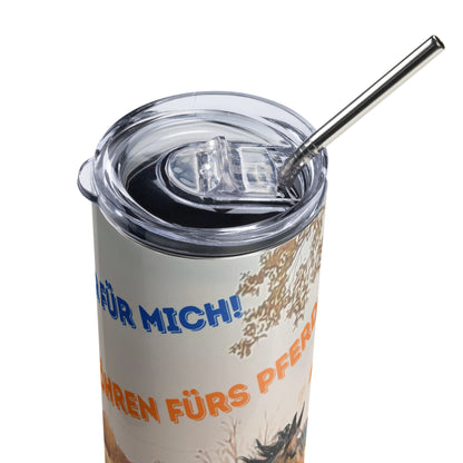 Tumbler „Wasser für mich, Karotten fürs Pferd“ – Für echte Pferdefreunde