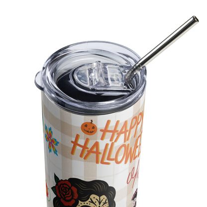 Schaurig-schön: Der Halloween Tumbler "La Catrina" für deine Lieblingsgetränke