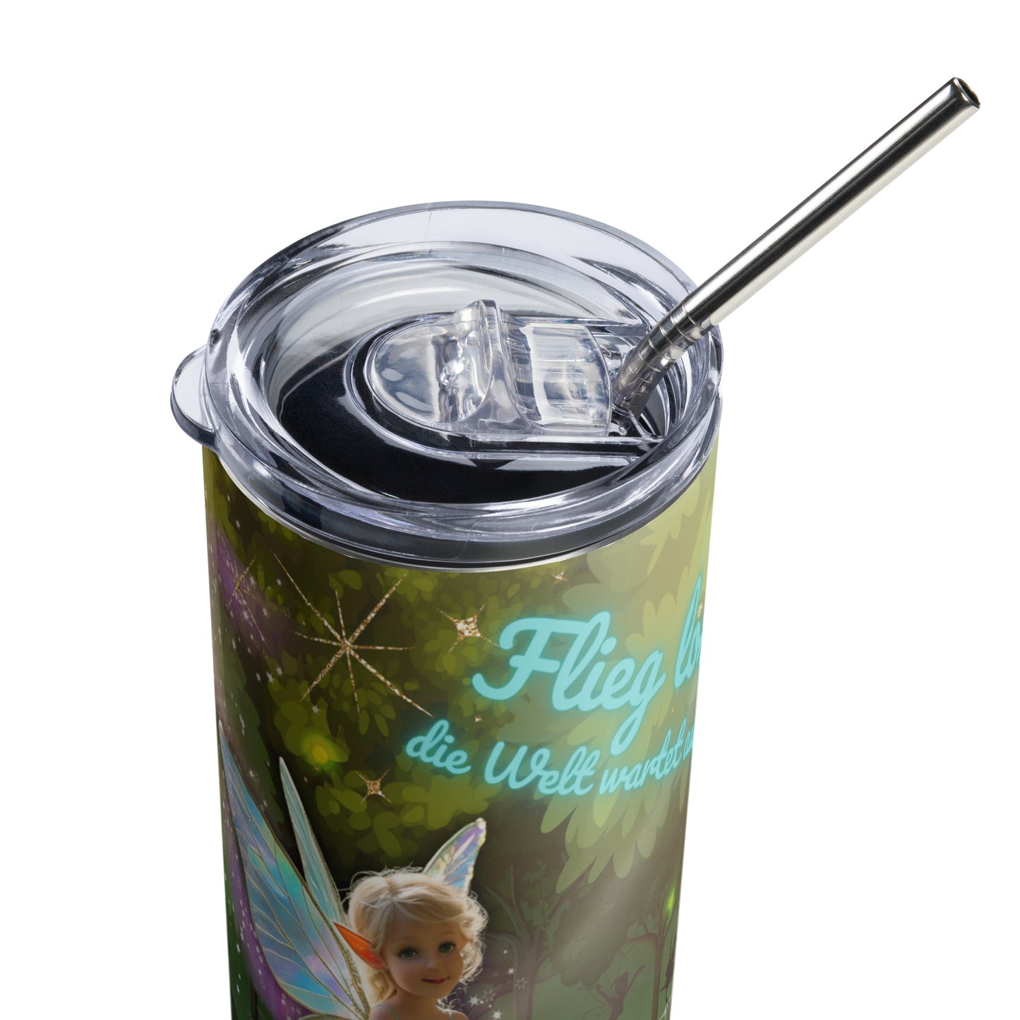 Tumbler „Flieg los kleine Fee“ – Magischer Begleiter