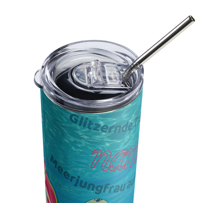 Tumbler Meereszauber – Glitzernde Unterwasserwelt mit Meerjungfrau