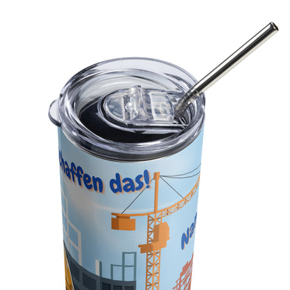 Tumbler „Baustellen-Held“ – Dein Power-Begleiter für den Tag | Schlucksachen