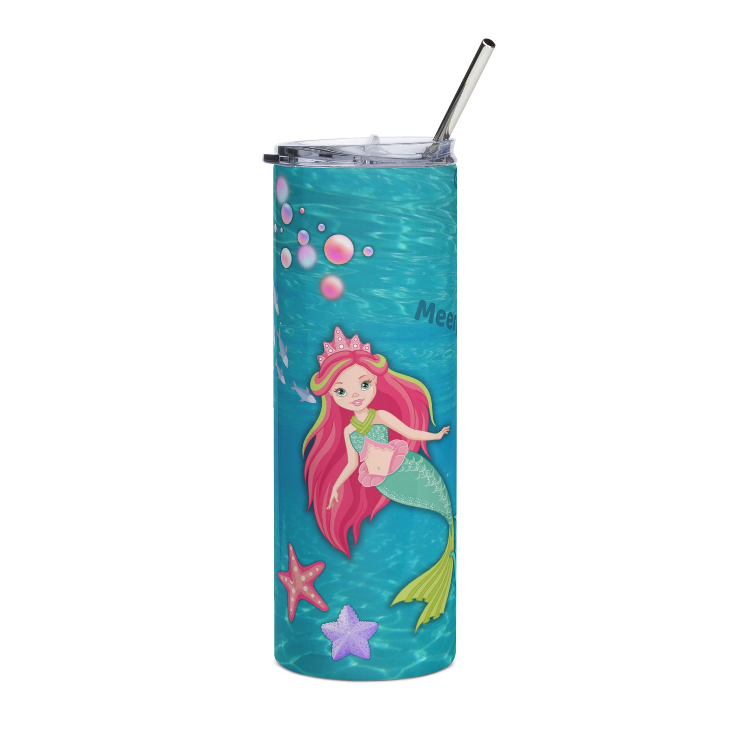 Tumbler Meereszauber – Glitzernde Unterwasserwelt mit Meerjungfrau