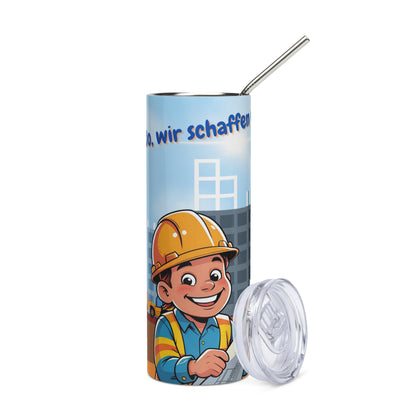 Tumbler „Baustellen-Held“ – Dein Power-Begleiter für den Tag | Schlucksachen