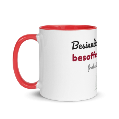 Tasse „Besinnlich gestartet, besoffen gelandet“ – Weihnachtstasse mit Spruch