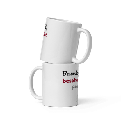 Tasse „Besinnlich gestartet, besoffen gelandet“ – Weihnachtstasse mit Spruch