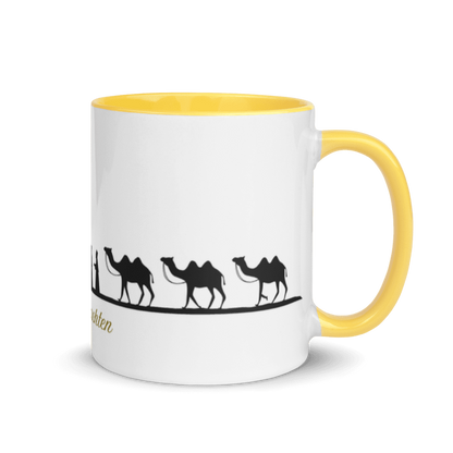 Tasse „Stille Nacht“ – Weihnachtstasse mit Krippe, Stern &amp; Kamelen