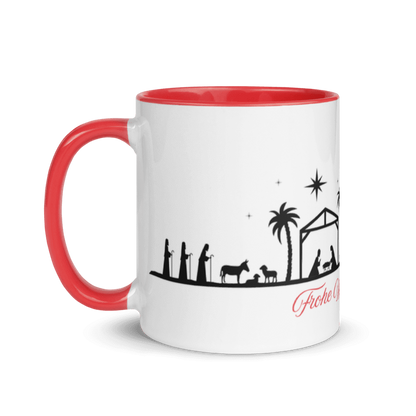 Tasse „Stille Nacht“ – Weihnachtstasse mit Krippe, Stern &amp; Kamelen