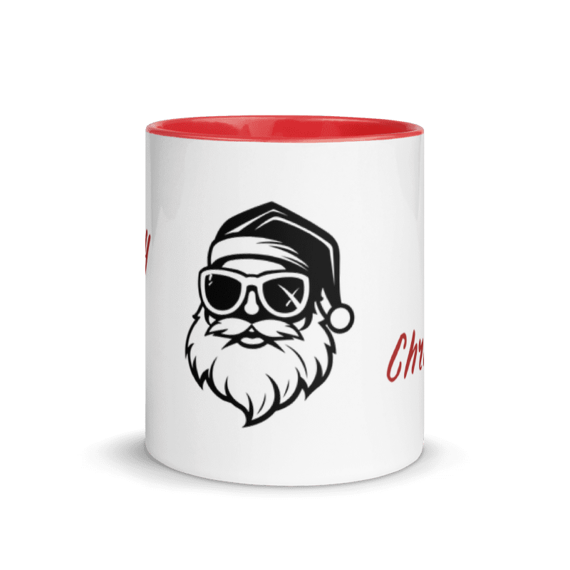 Tasse „Merry Christmas“ – Weihnachtsmann mit Sonnenbrille