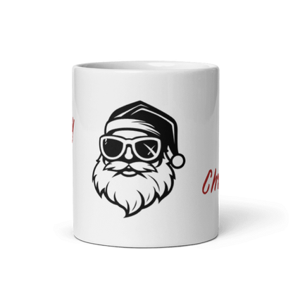 Tasse „Merry Christmas“ – Weihnachtsmann mit Sonnenbrille
