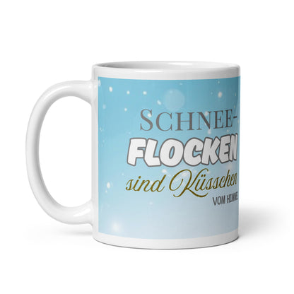 Tasse Rentier "Schneeflocken sind Küsschen vom Himmel"